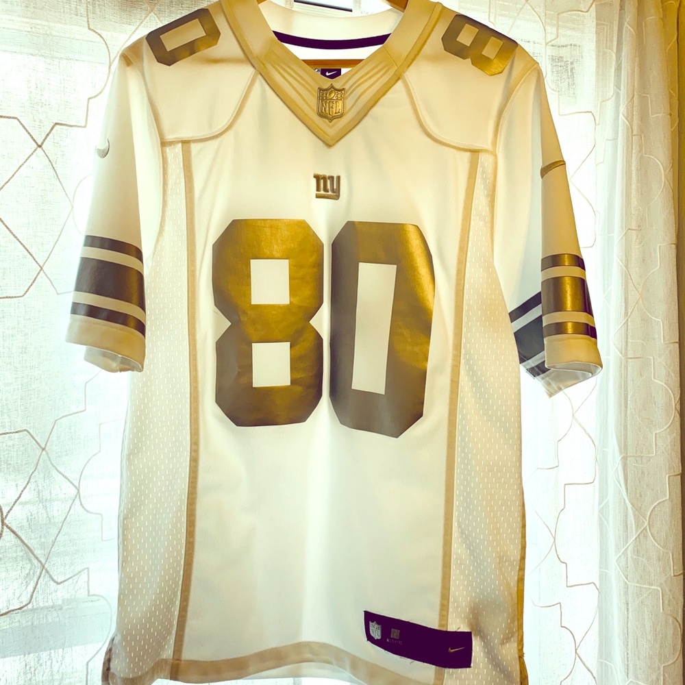 White and silver NY Giants jersey